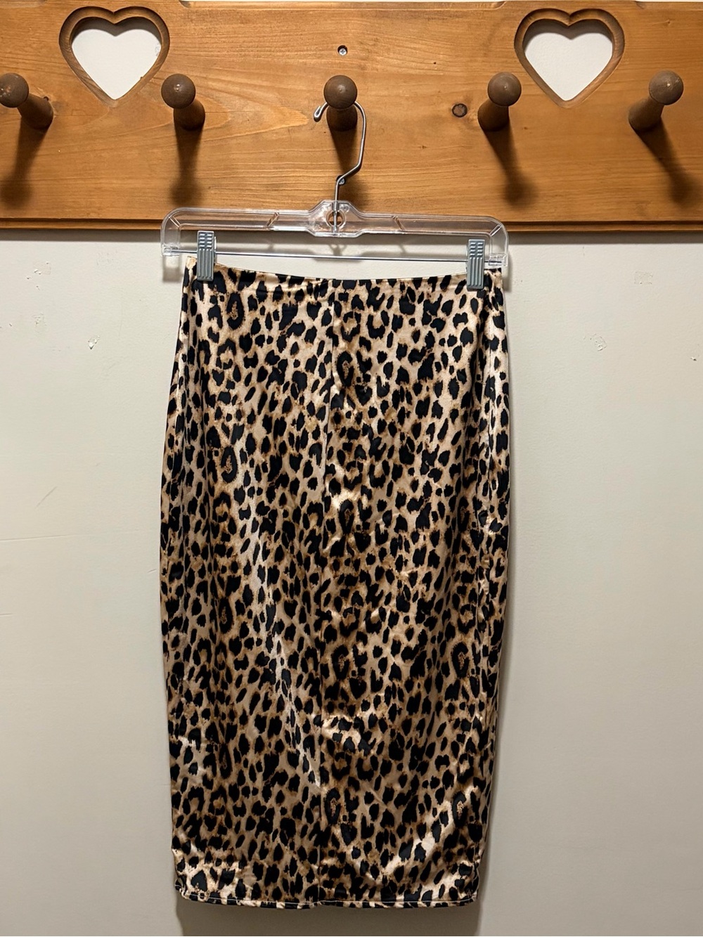 Victoria’s Secret Leopard Print Bodycon Midi Skirt S
